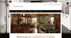 Desktop Screenshot of custerkitchens.com